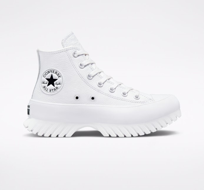 Skľučovadlo Converse White/egret/black Taylor All Star Lugged 2.0 Koža