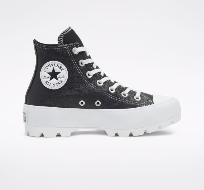 Chuck Taylor All Star Lugged Koža Converse čierna/biela