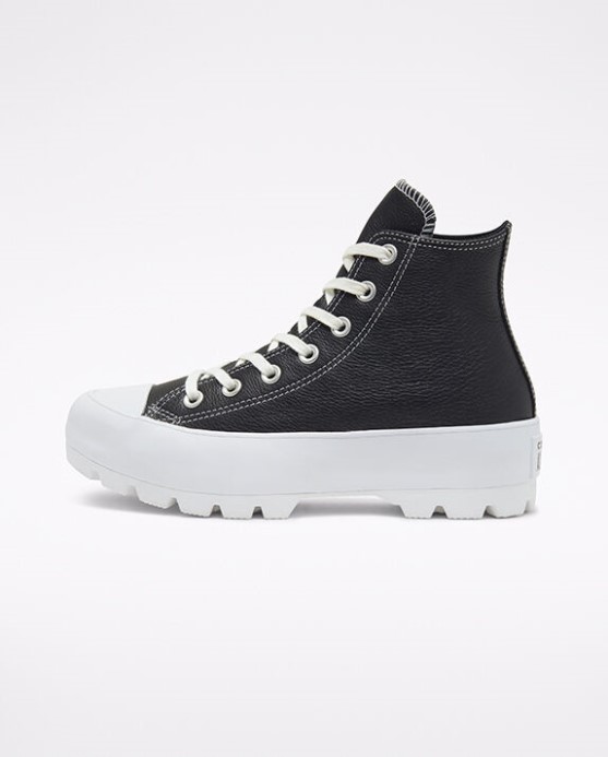 Chuck Taylor All Star Lugged Koža Converse čierna/biela