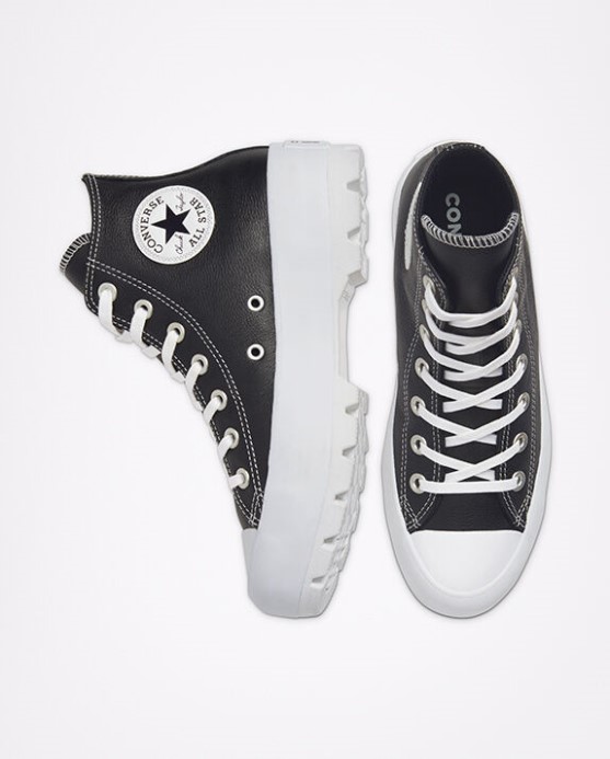 Chuck Taylor All Star Lugged Koža Converse čierna/biela