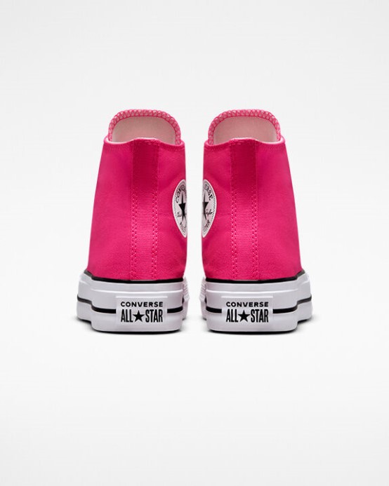 Astrálne Ružové/čierne/biele Skľučovadlo Taylor All Star Lift Platform Canvas Converse