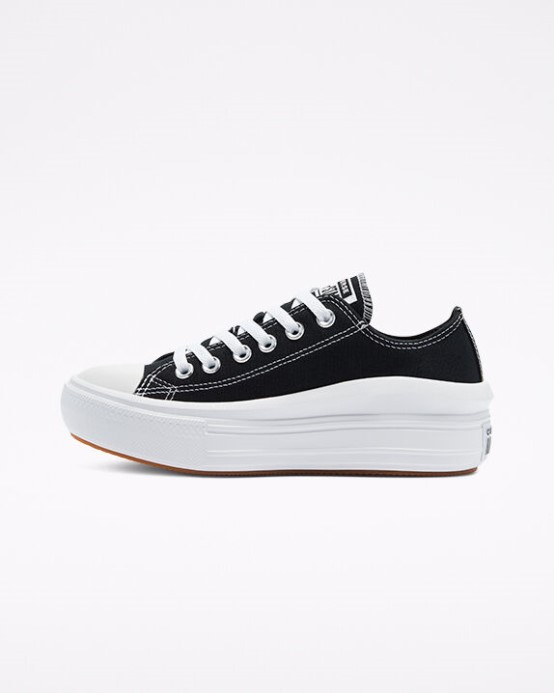 čierno/biele Converse Skľučovadlo Taylor All Star Move Platform