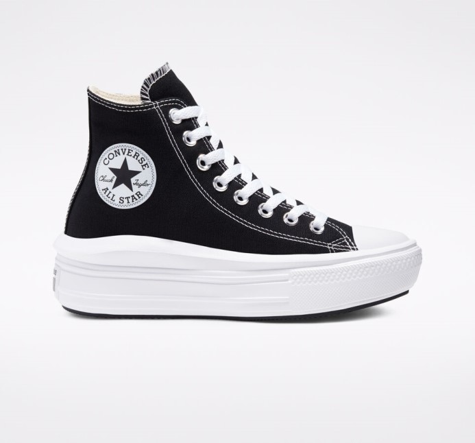 Converse čierna/prírodná Slonovinová/biela Skľučovadlo Taylor All Star Move Platform
