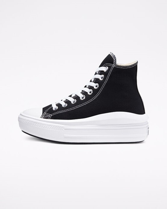 Converse čierna/prírodná Slonovinová/biela Skľučovadlo Taylor All Star Move Platform