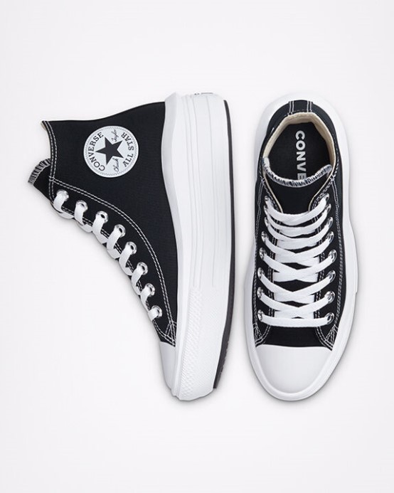 Converse čierna/prírodná Slonovinová/biela Skľučovadlo Taylor All Star Move Platform