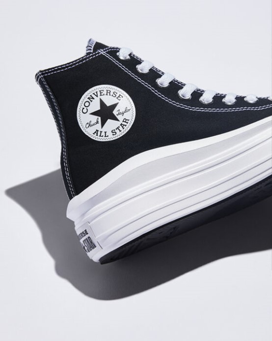 Converse čierna/prírodná Slonovinová/biela Skľučovadlo Taylor All Star Move Platform