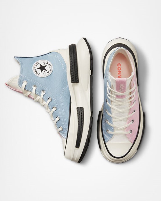 Ocean Retreat/sunrise Pink Converse Run Star Legacy Cx Denim & Canvas