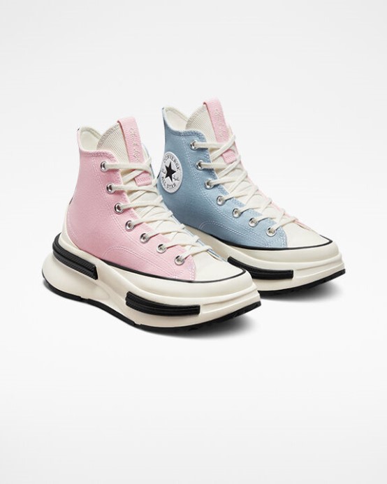 Ocean Retreat/sunrise Pink Converse Run Star Legacy Cx Denim & Canvas