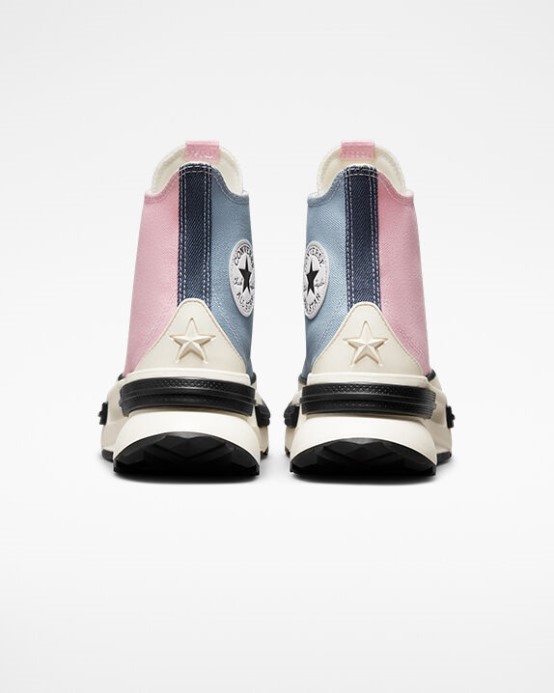 Ocean Retreat/sunrise Pink Converse Run Star Legacy Cx Denim & Canvas