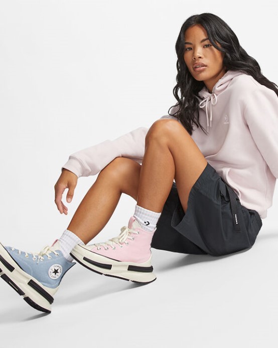Ocean Retreat/sunrise Pink Converse Run Star Legacy Cx Denim & Canvas