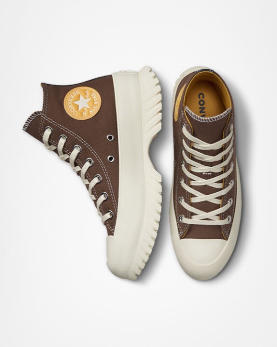 Converse Chuck Taylor All Star Lugged 2.0 Platforma Denim Zemitá Hnedá