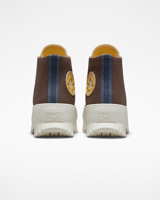 Converse Chuck Taylor All Star Lugged 2.0 Platforma Denim Zemitá Hnedá