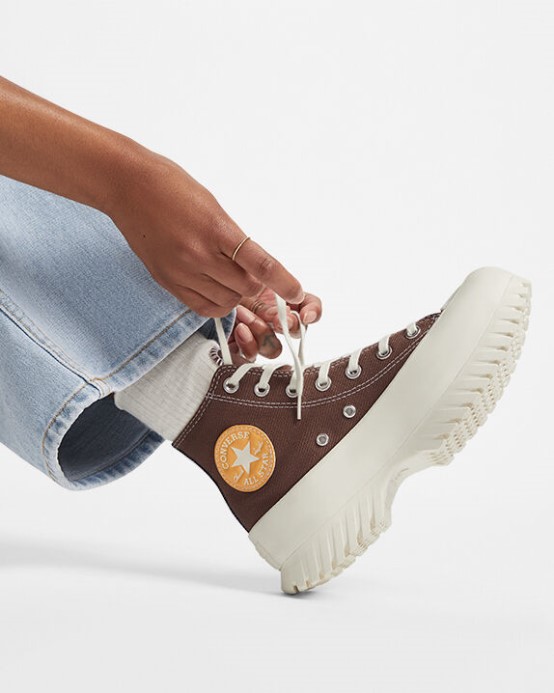 Converse Chuck Taylor All Star Lugged 2.0 Platforma Denim Zemitá Hnedá