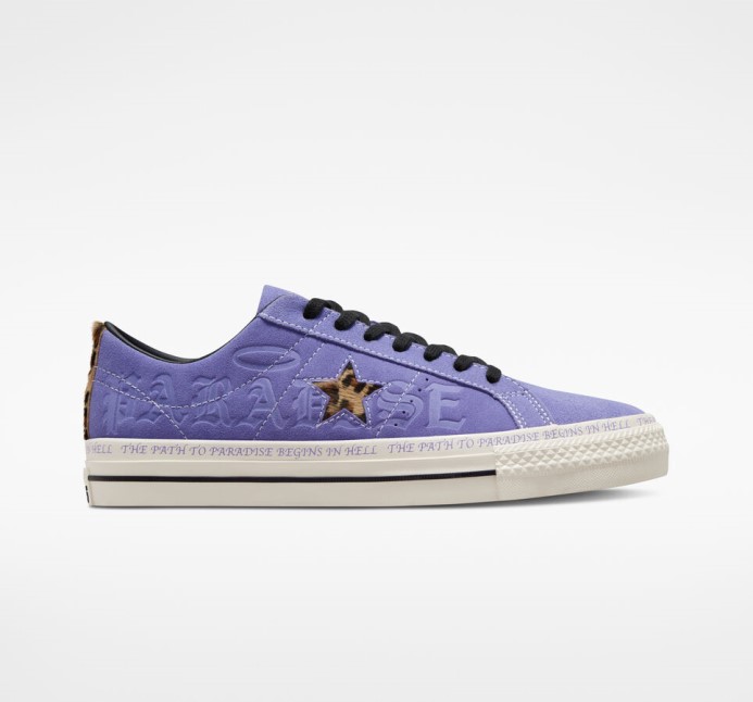 Divoký Orgován/black/egret Converse One Star Pro Sean Pablo