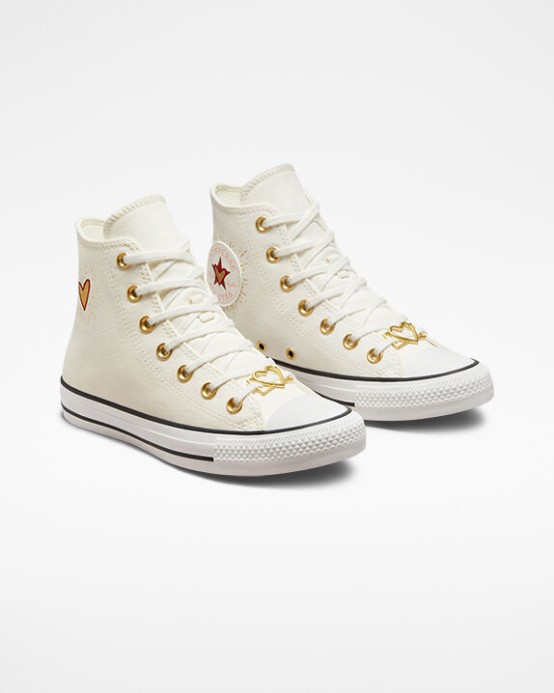 Converse Chuck Taylor All Star Hearts Vintage White/white