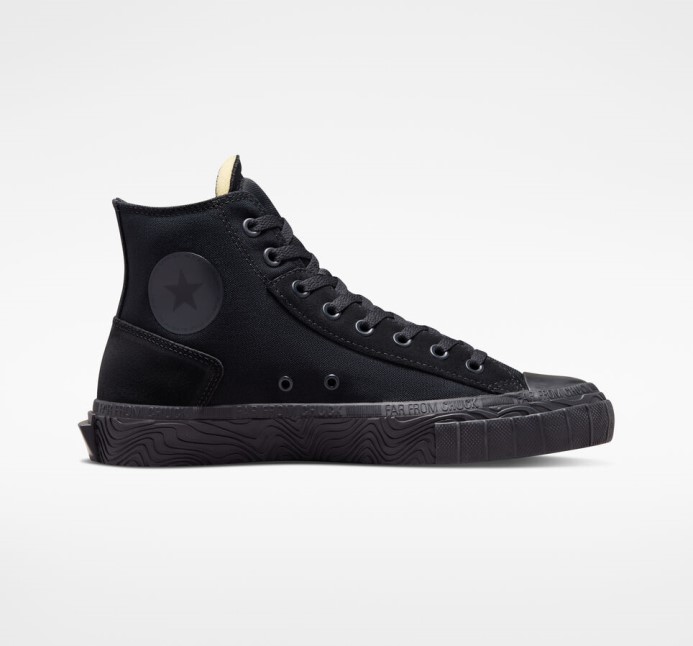 Chuck Taylor All Star Vlnitá Converse čierna/sivá Sivá