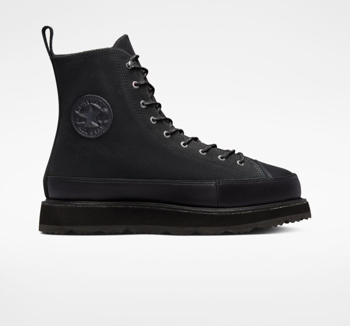 Black/prime Pink Converse Chuck Taylor Crafted Boot