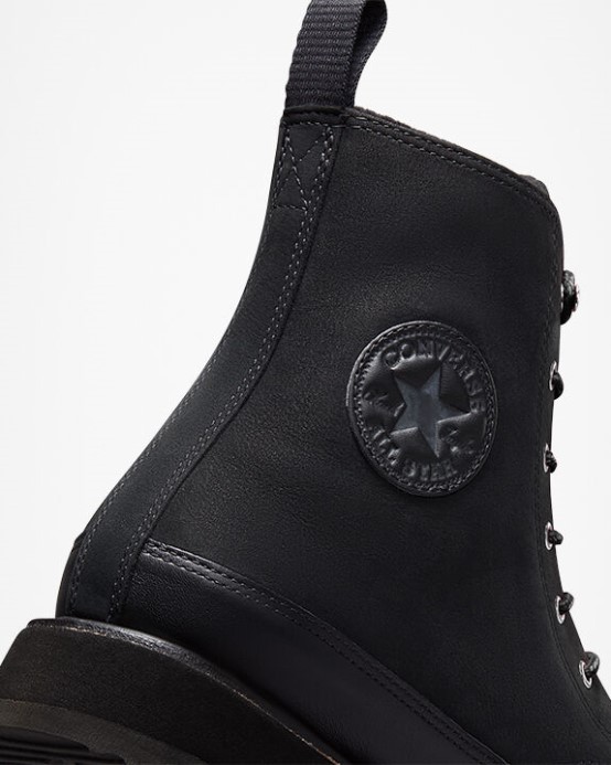Black/prime Pink Converse Chuck Taylor Crafted Boot