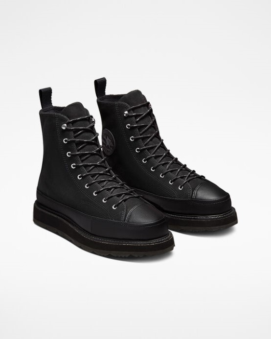 Black/prime Pink Converse Chuck Taylor Crafted Boot