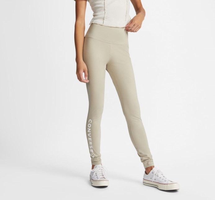 Plážový Kameň Nápis Legging Converse