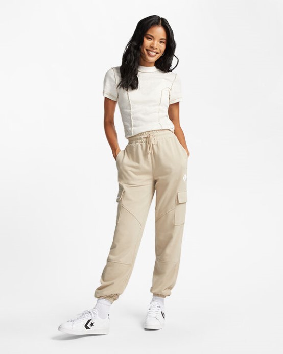Converse Plážový Kameň Classic Fit Cargo Jogger