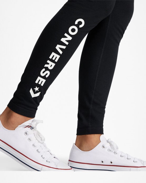 čierne Legíny S Nápisom Converse