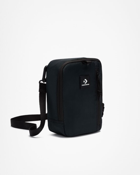 čierna Konvertibilná Crossbody Kabelka Converse