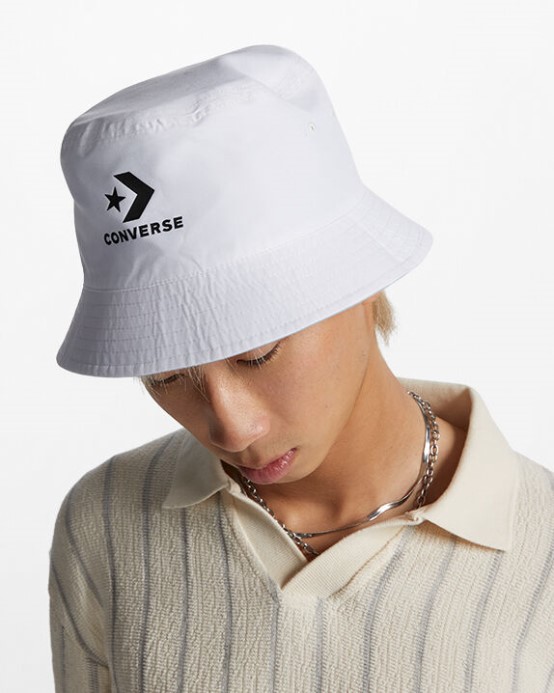 Converse Star Chevron Logo Obojstranné Vedro Klobúk Ocean Retreat/biely