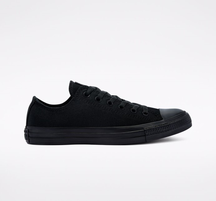 čierny Monochromatický Skľučovadlo Taylor All Star Low Top Converse