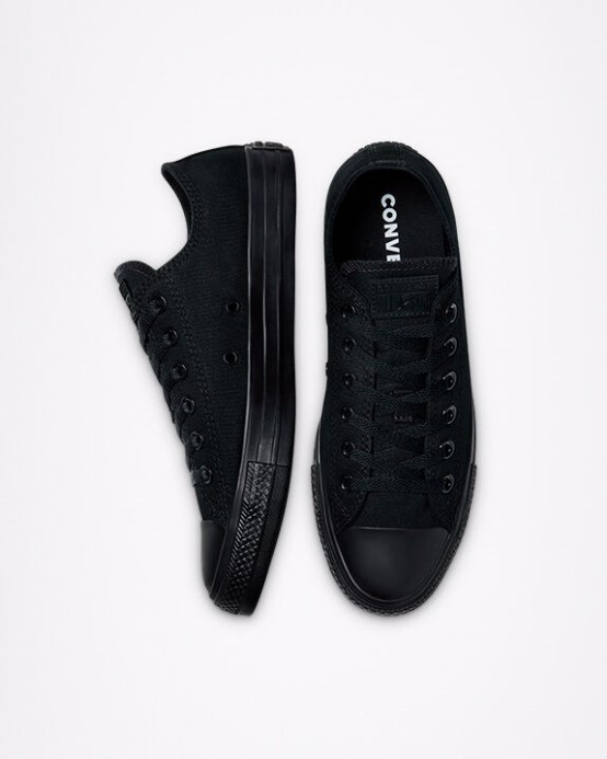 čierny Monochromatický Skľučovadlo Taylor All Star Low Top Converse