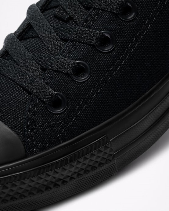 čierny Monochromatický Skľučovadlo Taylor All Star Low Top Converse