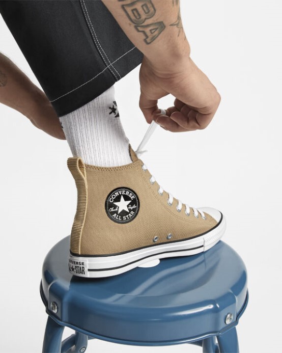 Chuck Taylor All Star Tkaný Keper Nomád Khaki/ovsené Mlieko/čierna Converse