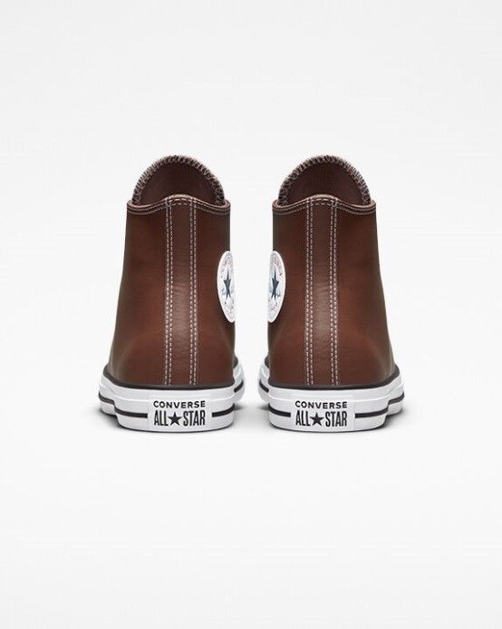 Converse Brazílsky Orech/biela/čierna Skľučovadlo Taylor All Star Umelá Koža