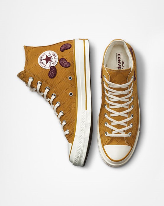 Skľučovadlo 70 Crafted Patches Converse Spálený Med/hlboká Bordó