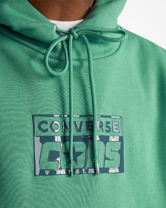 Converse Algae Coast Cons Fleecová Mikina S Kapucňou