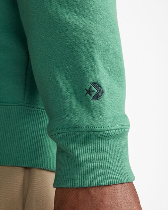 Converse Algae Coast Cons Fleecová Mikina S Kapucňou