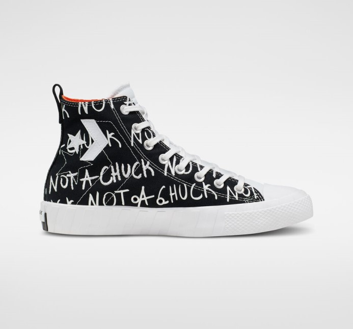 Unt1tl3d Converse čierna/biela/tučná Mandarínka