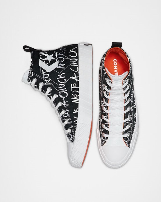 Unt1tl3d Converse čierna/biela/tučná Mandarínka