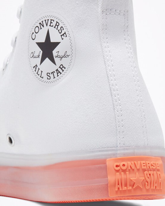 Converse Biela/číra/divoké Mango Skľučovadlo Taylor All Star Cx