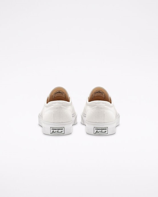 Biele/čierne Jack Purcell Plátno Converse