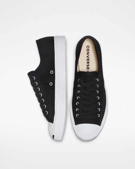 čierno/biele Plátno Converse Jack Purcell