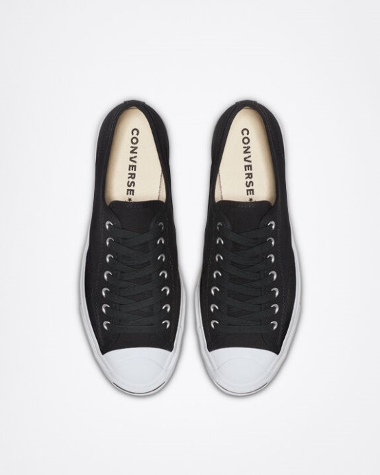 čierno/biele Plátno Converse Jack Purcell