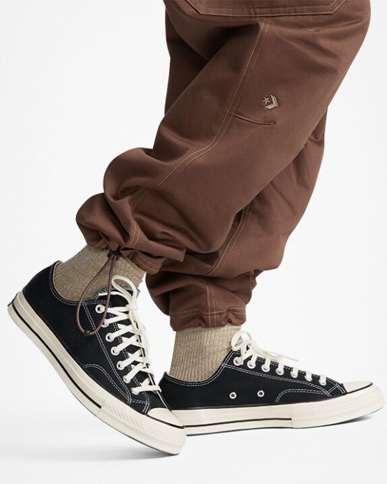 Converse Zemité Hnedé Hviezdne Chevron Nákladné Nohavice