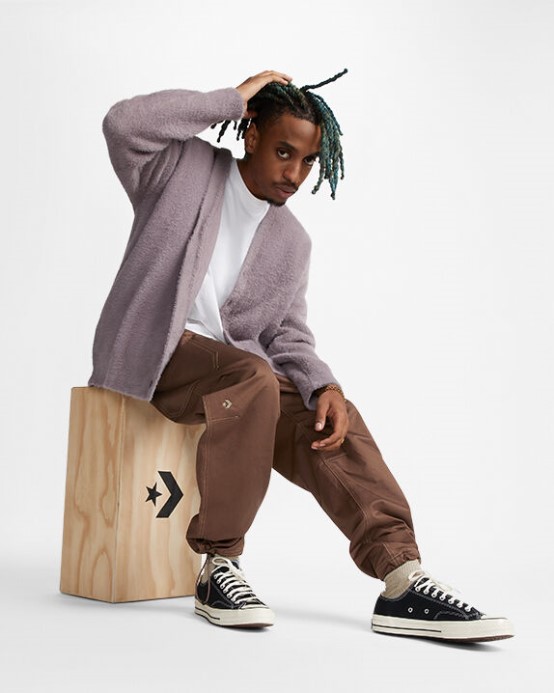 Converse Zemité Hnedé Hviezdne Chevron Nákladné Nohavice