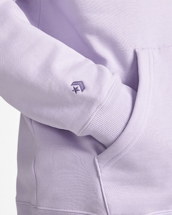 Cons Fleece Mikina S Kapucňou Converse Vapor Violet