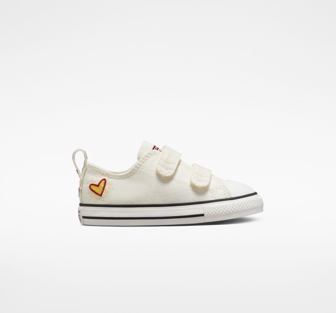 Vintage Biele Converse Chuck Taylor All Star Easy-on Hearts