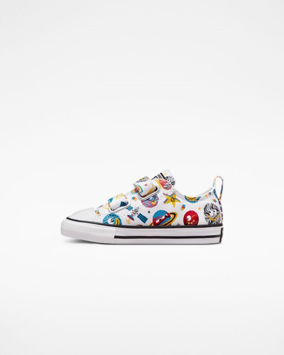 Converse Biela/červená/amarillo Skľučovadlo Taylor All Star Nenáročný Vesmírny Krížnik