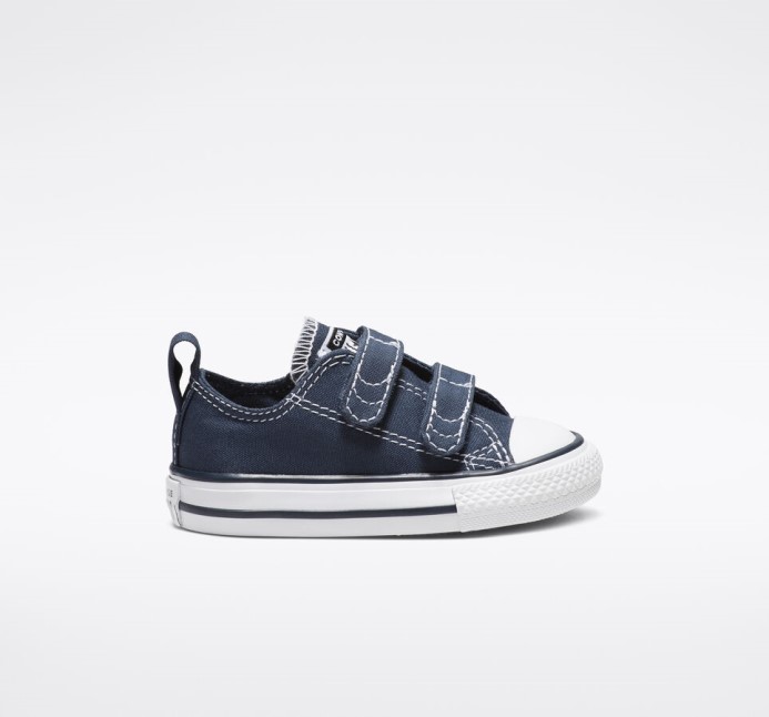 Atletické Námornícke/biele Converse Skľučovadlo Taylor All Star Jednoduché Nasadzovanie