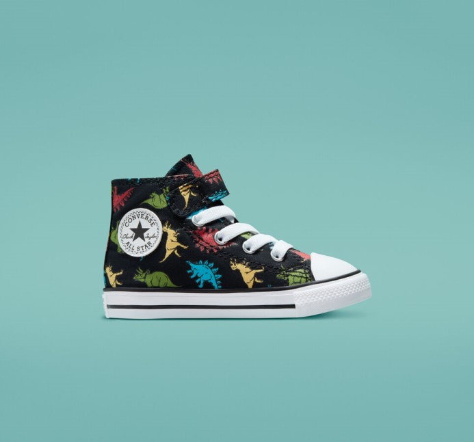 Chuck Taylor All Star Easy-on Dinosaurs Black/soft Red/baltic Blue Converse