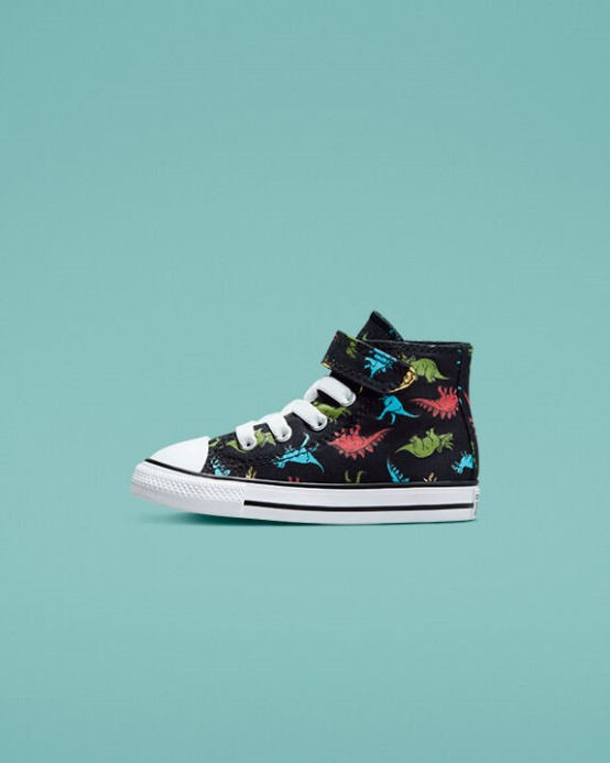 Chuck Taylor All Star Easy-on Dinosaurs Black/soft Red/baltic Blue Converse